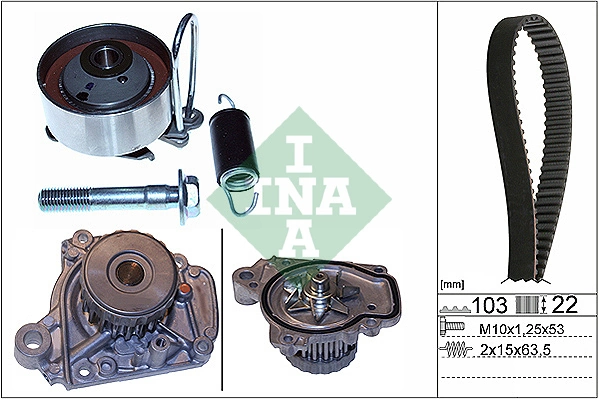 Water Pump & Timing Belt Kit